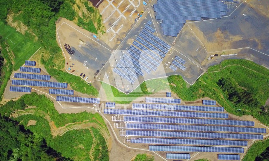 日本太阳能电池板支架系统工程