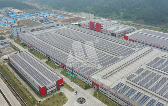 650彩票分布式光伏系统助力制造企业低碳转型