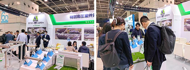 展会现场-客人参观了解650彩票产品